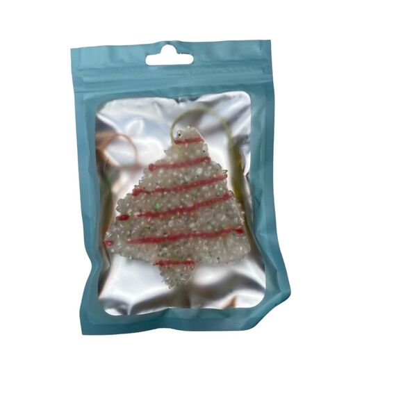 Christmas Tree Cake Car Air Freshner Freshie Sugar cookie Scent Brand New - Picture 5 of 5